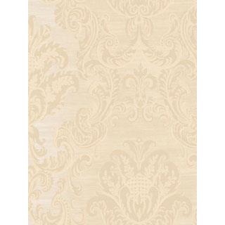 Seabrook Designs CL61705 Claybourne Acrylic Coated Damasks Wallpaper